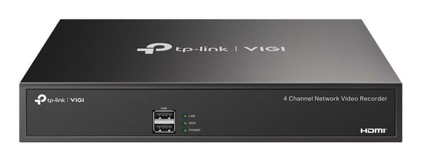TP-LINK | netværksvideooptager | VIGI NVR1004H | 1 | 4 kanaler