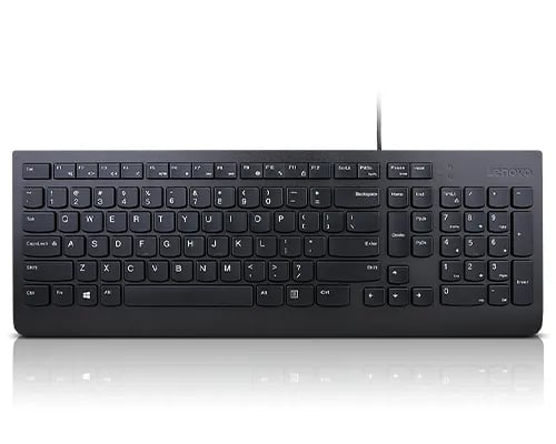 Lenovo Essential, Täysikokoinen (100 %), Langallinen, USB, musta