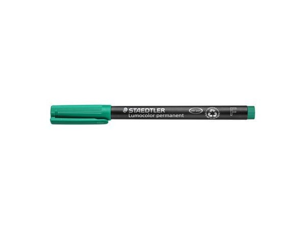 STAEDTLER Lumocolor 318 - Markør - permanent - grønn - 0.6 mm - fin