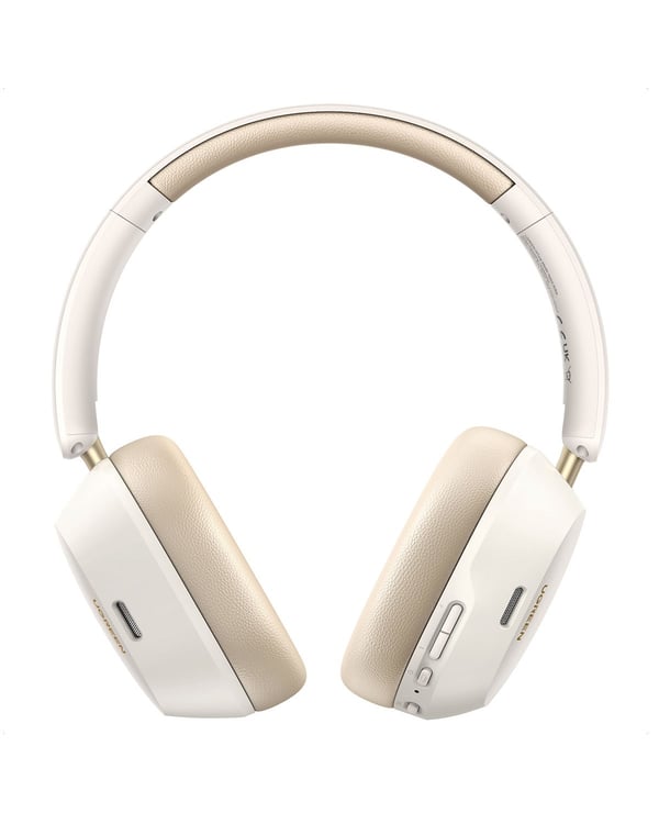 Ugreen hodetelefoner Ugreen HiTune Max 5C trådløse hodetelefoner, Hybrid ANC, Bluetooth 5.4 (hvit)