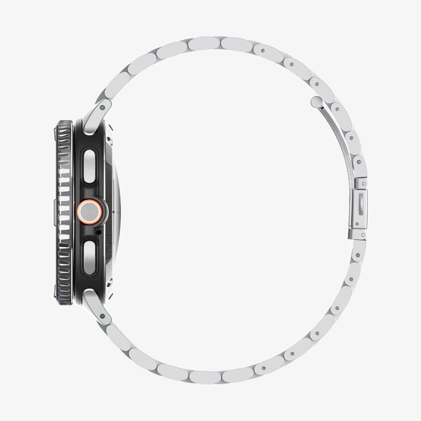 Spigen Bezel Tune, Box, SmartWatch, Silver, Samsung, Watch 8 Classic (46mm), Rostfritt stål