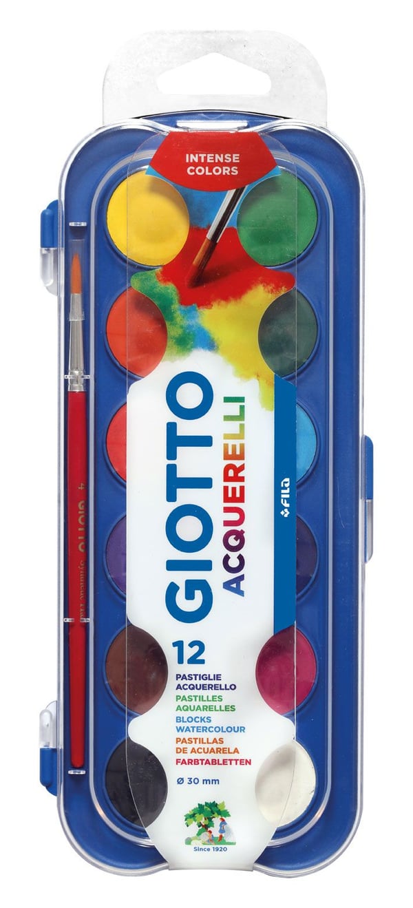 Giotto 351200, Multi, Tvättbar, 12 styck