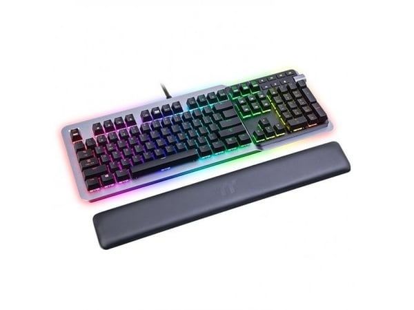 Thermaltake ARGENT K5 RGB, täysikokoinen (100 %), USB, mekaaninen, RGB LED, titaani, titaani