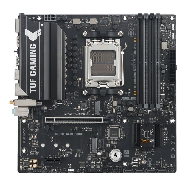 ASUS TUF GAMING A620AM-PLUS WIFI - Moderkort - micro ATX - Socket AM5 - AMD A620A Chipuppsättning - USB 3.2 Gen 1, USB-C 3.2 Gen 1, USB 3.2 Gen 2 -...