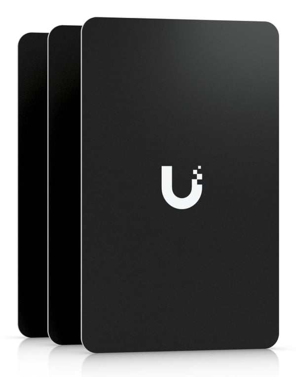 Ubiquiti UA-Card-B-100, Kulkukortti lähilukuominaisuudella, 13,56 MHz, musta, 100 kpl, 85,6 mm, 54 mm
