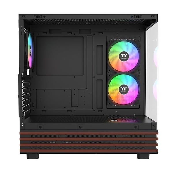 Thermaltake View 270 Plus WS ARGB - Mid tower - utökad ATX - genomskinlig sidopanel (härdat glas) - ingen strömförsörjning (PS2) - svart - USB/ljud