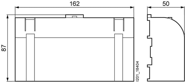 Siemens fördelningsblock 160A 4P 500V 1x10-35mm2 3x6-25mm 8x2,5-16mm2 5ST2503