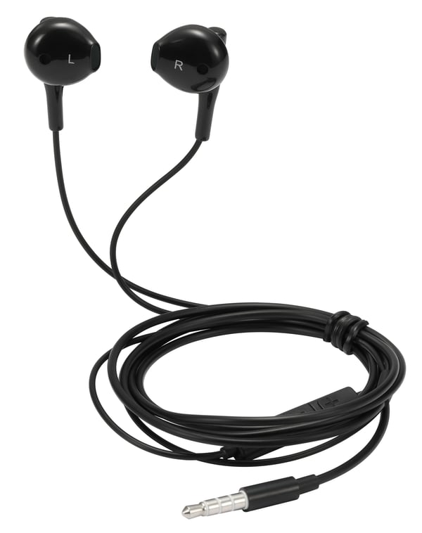 Streetz E130-BLK, Koblet med ledninger (ikke trådløs), Samtaler/musikk, 20 - 20000 Hz, 10 g, Hodesett, Svart