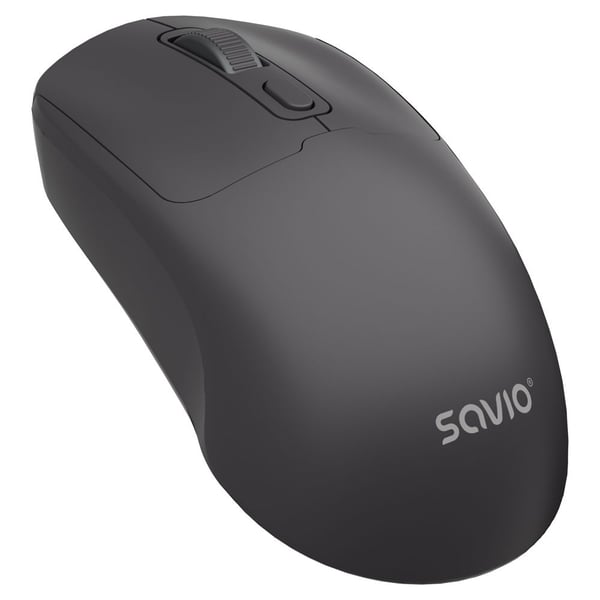 Savio MB-04, Ambidextrous, IR LED, Bluetooth, 1600 DPI, Svart Savio MB-04, Ambidextrous, IR LED, Bluetooth, 1600 DPI, Svart