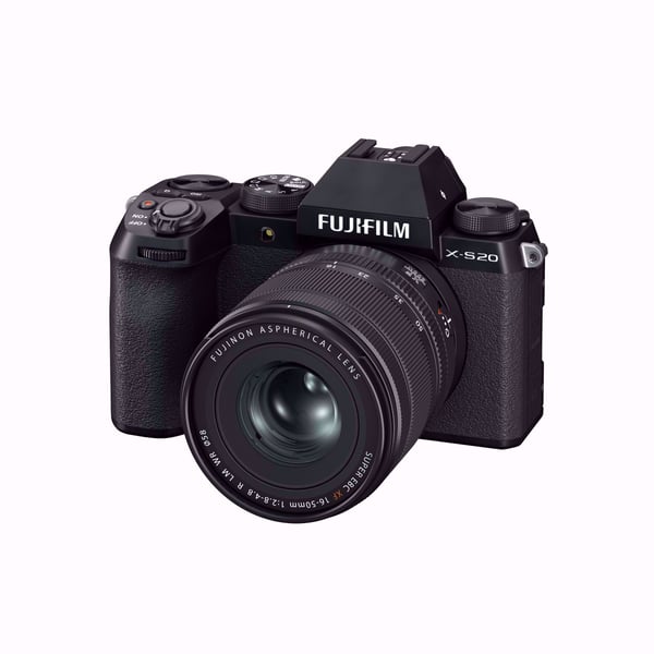 Fujifilm X-S20-järjestelmäkamera + XF 16-50mm F2,8-4,8 R LM WR, 26,1 MP, musta