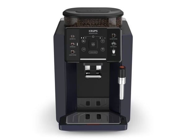 Krups Sensation C50 EA910B, Espressokone, 1,7 L, Kahvipavut, Sisäänrakennettu jauhin, 1450 W, Musta, Mustikka