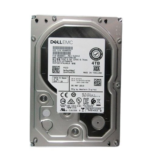 Dell - Customer Kit - harddisk - 4 TB - hot-swap - 3.5" - SATA 6Gb/s - 7200 rpm