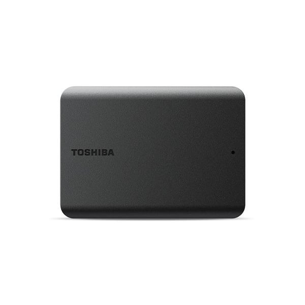 Toshiba Canvio Basics - Harddisk - 2 TB - ekstern (bærbar) - 2.5" - USB 3.2 Gen 1 / USB 2.0 - matt svart