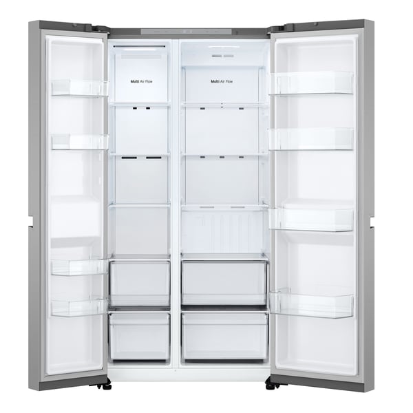 LG GSBC40PYPE side-by-side-jääkaappi 664 l, energialuokka E, Prime Silver