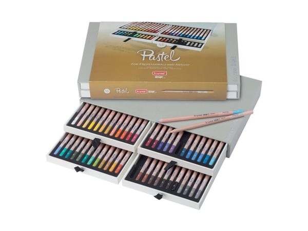 Bruynzeel Design pastell blyantetui | 48 farger