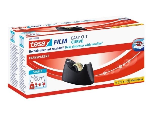 TESA Easy Cut, 1,9 cm, 33 m, Sort, 1 stykker