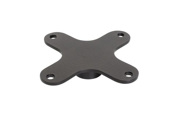 Gamber-Johnson MAX3 Device Plate - Monteringskomponent (monteringsplatta) - eloxerad aluminium - svart pulverlack - monteringsgränssnitt: 75 x 75 m...