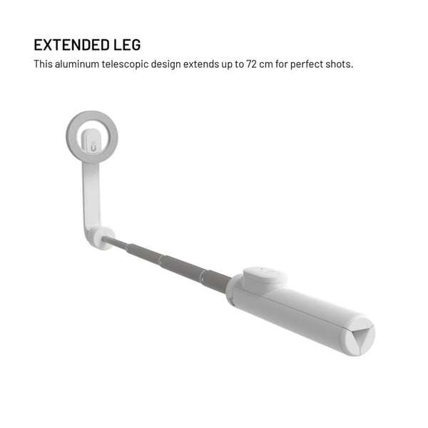 FIXED MagSnap - Selfiepinne/tripod - magnetisk montering - för Apple iPhone 12, 13, 14, 15, 16