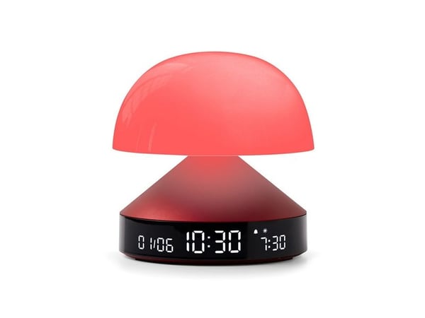 LEXON Mina Sunrise, Digital väckarklocka, Rund, Röd, LCD, Batteri, 5 V