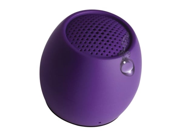 Boompods Zero Speaker, 3 cm, 3 W, Trådløs, Bærbar monohøyttaler, Lilla, Sfærisk