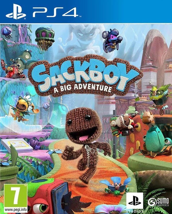 PS4 game Sackboy Adventure - Polish version