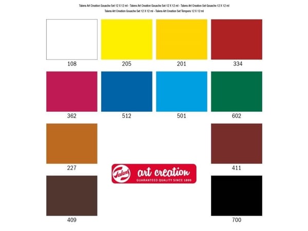 Talens Art Creation gouache-sett - 12 stk