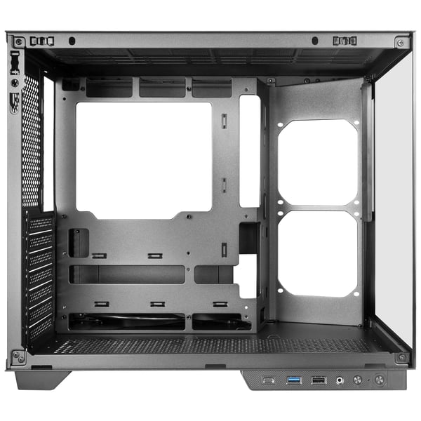 Mars Gaming MCMIRAGE, Midi Tower, PC, Svart, ATX, micro ATX, Mini-ITX, Härdat glas, Spela