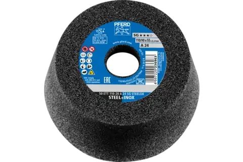 PFERD Cup wheels SG STEELOX, 11 cm, 2 stykker