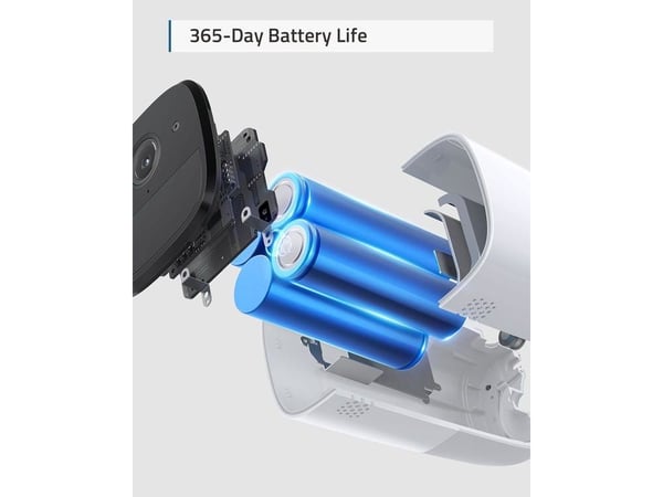 Eufy eufyCam 2 Pro Tilläggskamera - Nätverksövervakningskamera - utomhus, inomhus - väderbeständig - färg (dag/natt) - ljud - trådlöst - WiFi - ADD...