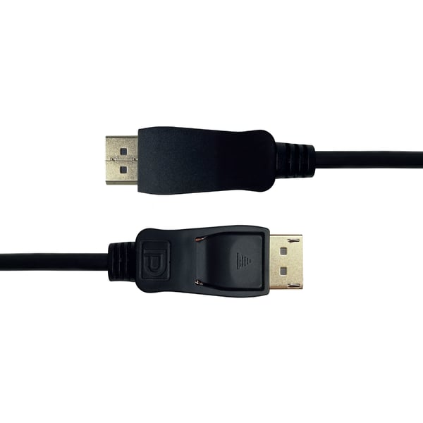 DELTACO - DisplayPort-kabel - DisplayPort (hann) låsing til DisplayPort (hann) låsing - DisplayPort 1.2 - 5 m - opptil 21,6 Gbps datahastighet, stø...