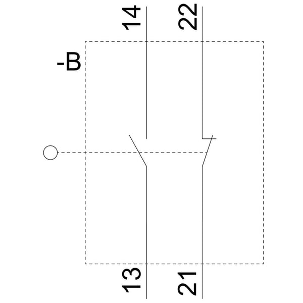 Siemens 3SE51220CR01 3SE5122-0CR01 Pysäytyskosketin 6 A Jousitanko, muovipuskurit IP65, IP67 1 kpl 1 kpl