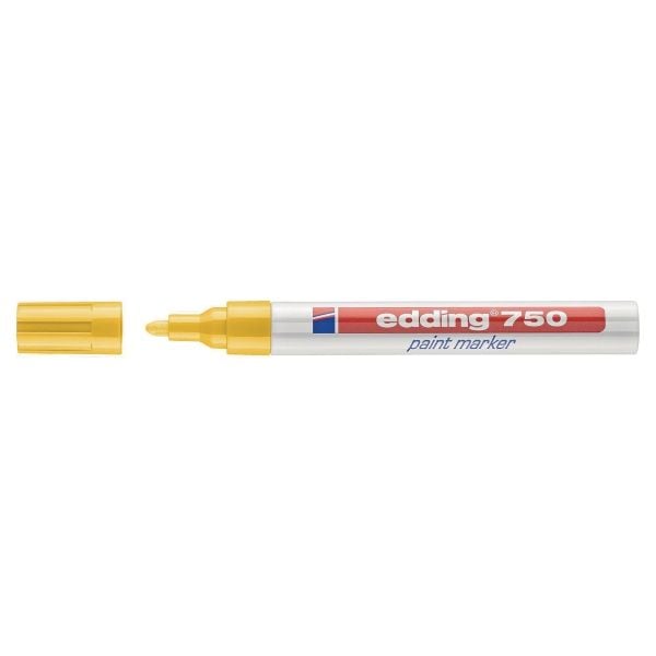 Edding 750 Färgpenna Gul 2-4 mm - 10 st./förpackning