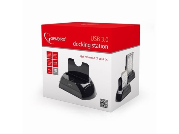Gembird HD32-U3S-2 - Lagringskontroll - 2,5" / 3,5" delt - SATA 3Gb/s - USB 3.0