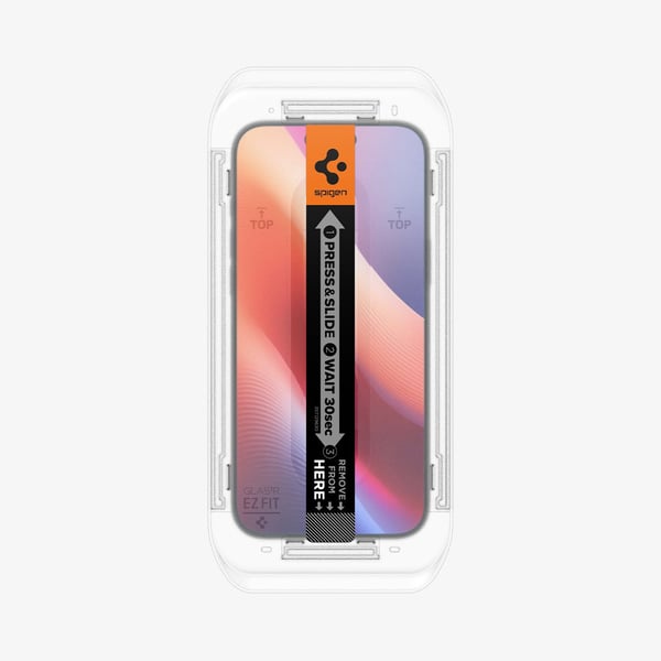 Spigen GLAS.tR EZ Fit - Skjermbeskyttelse for mobiltelefon - glass - for Apple iPhone 16 Pro Max
