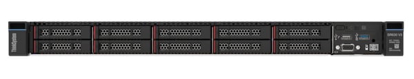 Lenovo ThinkSystem SR630 V3 7D73 - Server - rackmonterbar 1U - toveis - 1 x Xeon Silver 4510 / inntil 4.1 GHz - RAM 32 GB - SAS - hot-swap 2.5" brø...