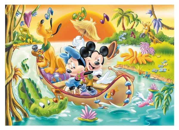 Lisciani Dobbeltsidig puslespill MAXI 60 brikker Mickey 304-48205