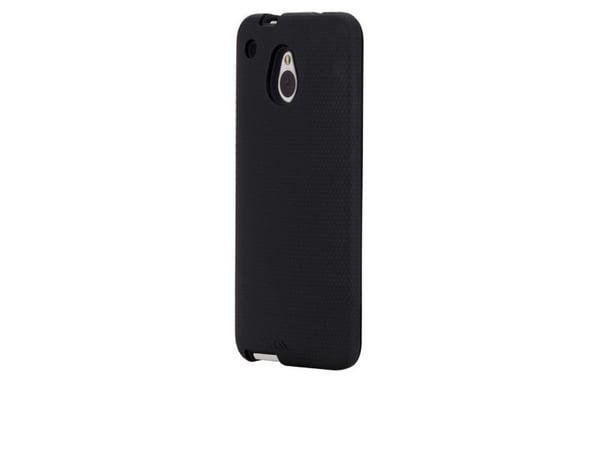 Case-Mate Tough - Skydd för mobiltelefon - silikon, polykarbonat - svart/svart - för HTC One Mini