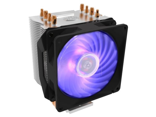 Cooler Master Hyper H410R RGB, Jäähdytin, 9,2 cm, 600 RPM, 2000 RPM, 29 dB, 34,1 cfm