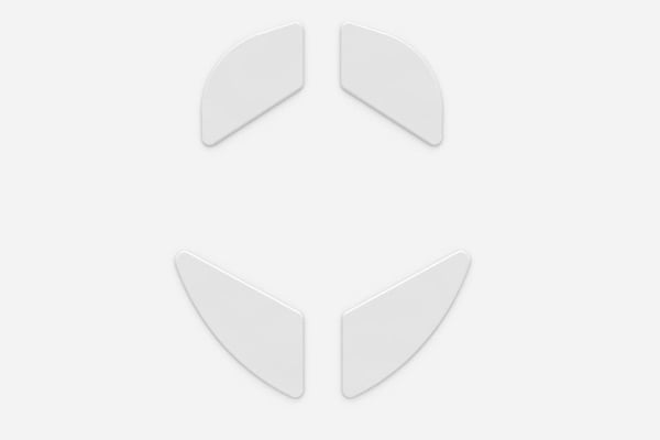 Glorious Gaming GO-GSKATE, Hiiren jalat, Polytetrafluorieteeni (PTFE), 0,81 mm, Valkoinen