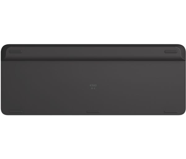 Logitech Slim Multi-Device K580 - Tastatur - trådløs - Bluetooth, 2.4 GHz - Pan Nordic - grafitt
