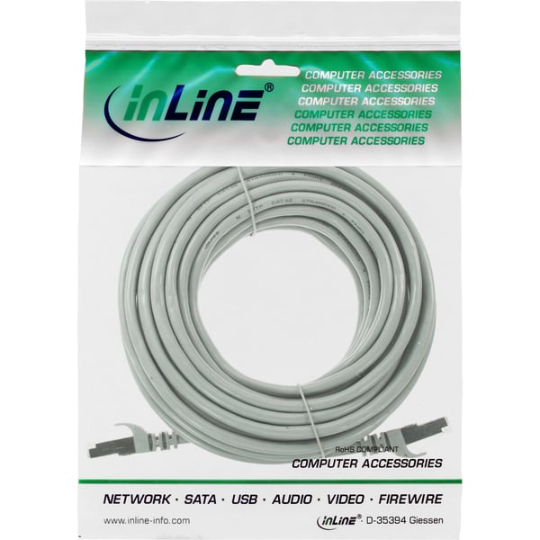 InLine 72505L, 5 m, Cat5e, F/UTP (FTP), RJ-45, RJ-45, Grå