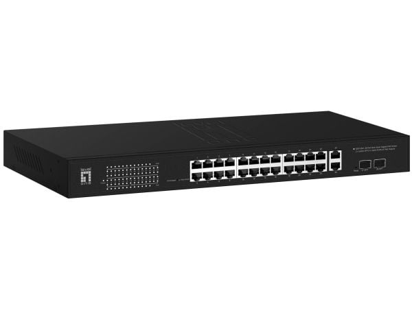 LevelOne - Switch - Styrt - rackmonterbar LevelOne - Switch - Styrt - rackmonterbar