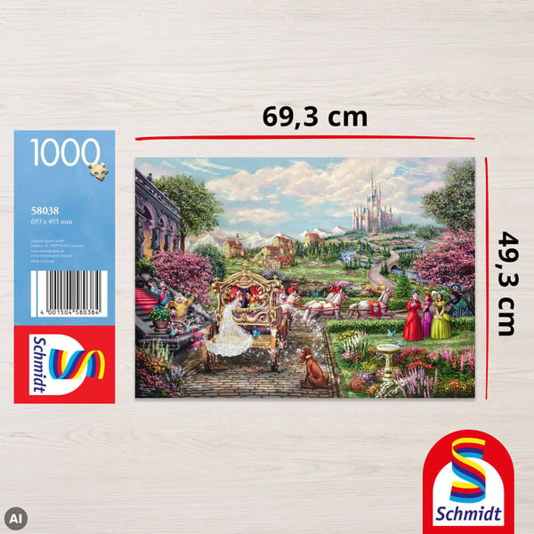 Schmidt Spiele 58038, 1000 stykker, Andre, 12 år