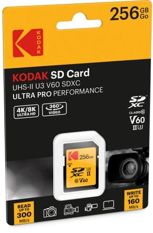 Kodak SD 256GB UHS-II U3 V60 Ultra Pro UHS-II U3 V60 Ultra Pro