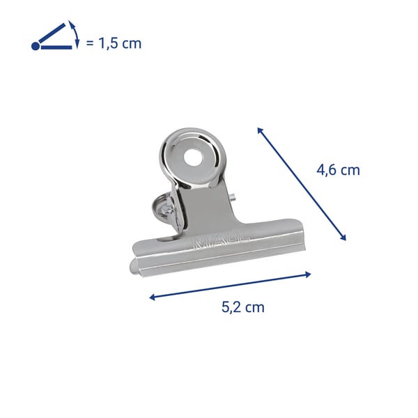 MAUL 2175096, Metalli, Hopea, 52 mm, 46 mm, 10 kpl