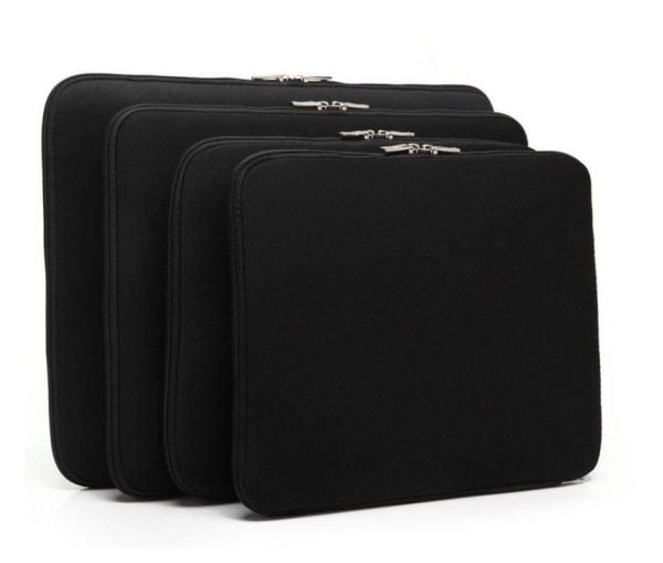 Neoprencase med dragkedja - svart - 17,3" (440 x 320 mm)