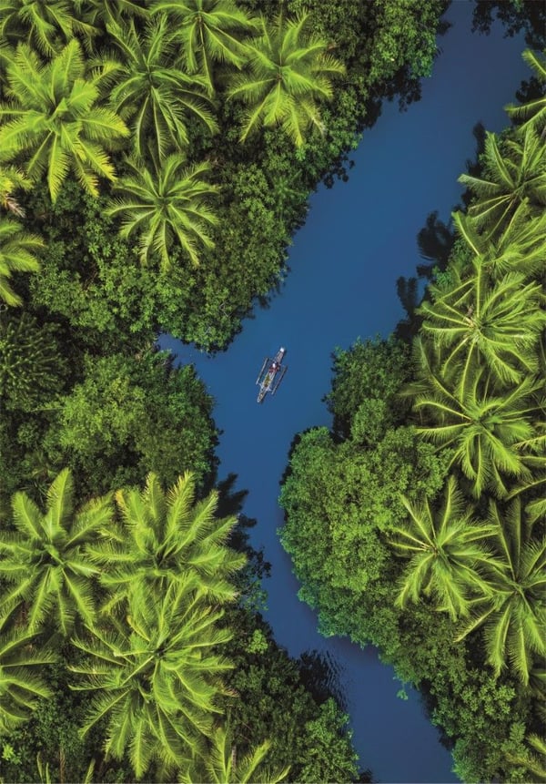 Clementoni Puslespil HQC Tropical Aerial View, 500 brikker