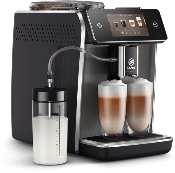 Saeco GranAroma Deluxe SM6682/10 espressomaskin 1,8 L, Panthera Gray