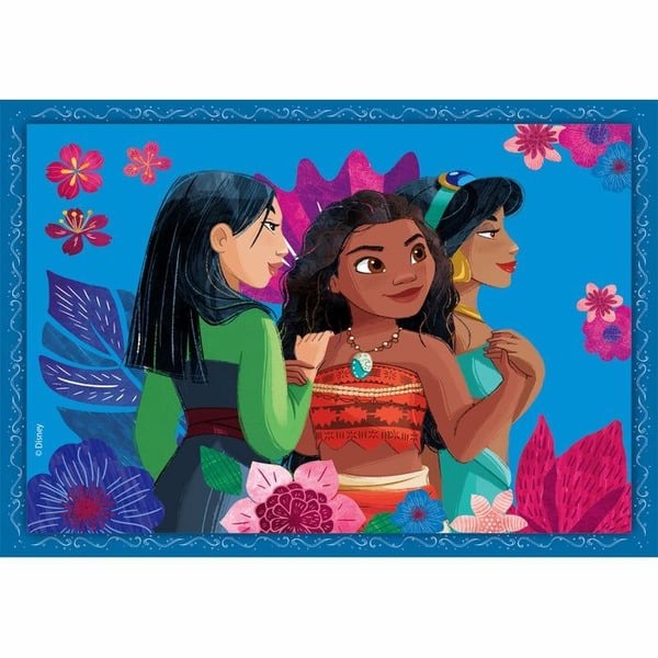Clementoni Puslespil Disney Princesser, 4i1
