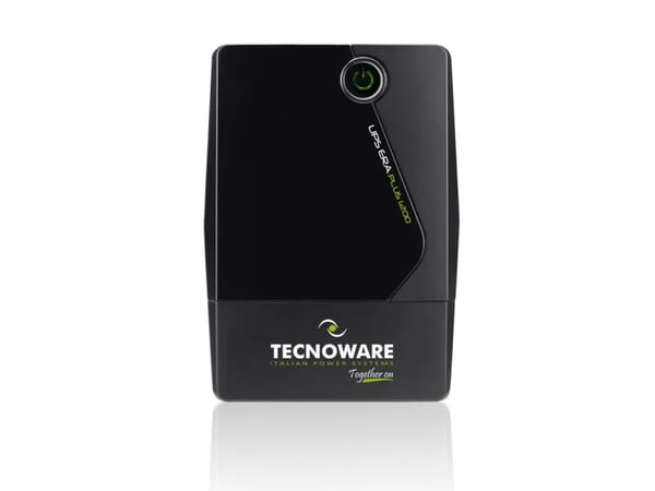 Tecnoware ERA PLUS TOGETHER ON - UPS - AC 230 V - 840 watt - 1200 VA - 1-fas - 9 Ah - utgångskontakter: 2